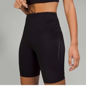 Lululemon Base Pace HR Navy Blue Running Shorts Size 10